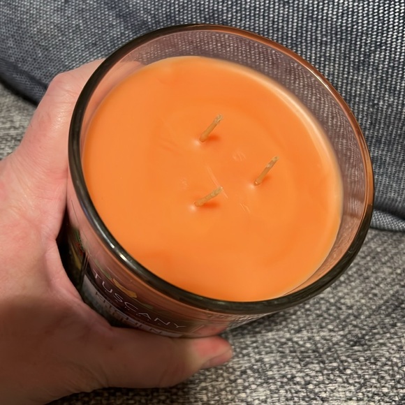 NWT Empire Candle Co Tuscany 3 Wick Candle Kitchen Spice with Essential Oils - Picture 4 of 6